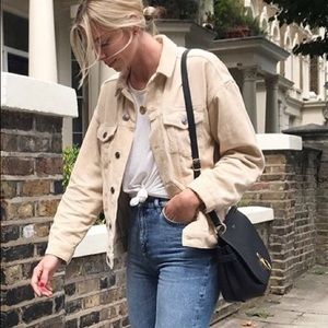Beige corduroy jacket